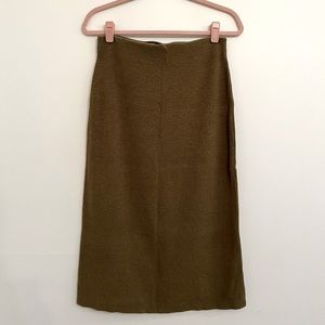 J. Crew Olive Green Skirt
